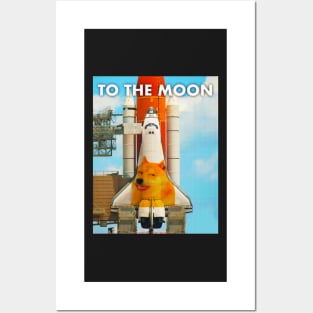To The moon Posters and Art